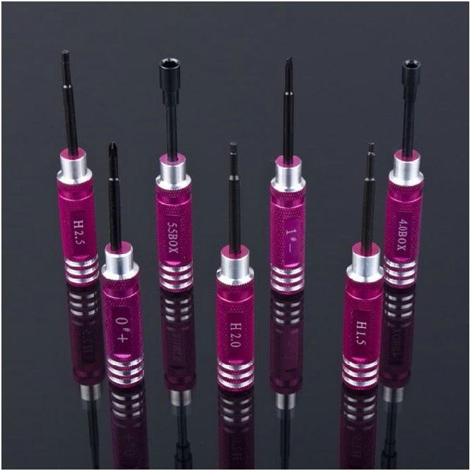 Hex 7pcs screw driver tool kit For RC helicopter Car BK Red blue black for Rc Toys Rc Drone 2 Hex 7pcs screw driver tool kit For RC helicopter Car BK Red blue black for Rc Toys Rc Drone - صورة Hex 7pcs screw driver tool kit For RC helicopter Car BK Red blue black for Rc Toys Rc Drone - صورة 2