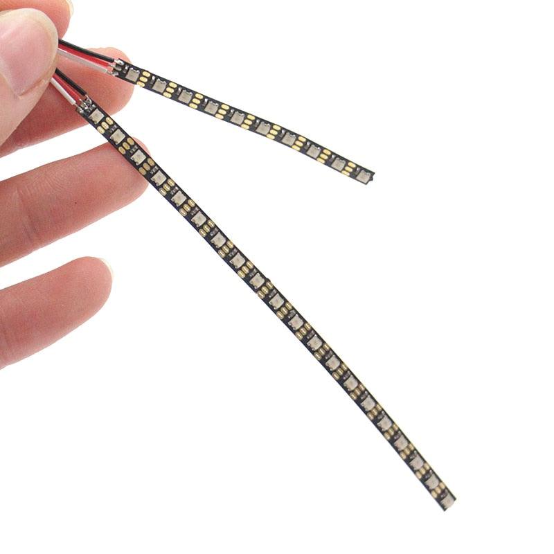 WS2812 Chip 3.5mm Width 5V Flexible Strip Board Built-in 10 / 20pcs 2020 RGB LED IC 50 / 100mm Length For RC FPV Racing Drones 1 WS2812 Chip 3.5mm Width 5V Flexible Strip Board Built-in 10 / 20pcs 2020 RGB LED IC 50 / 100mm Length For RC FPV Racing Drones