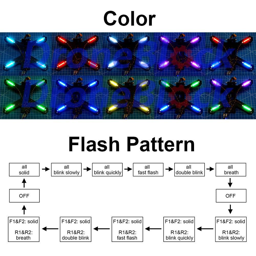 Super Bright RGB LED Lights for FPV Drone Quadcopter Hexacopter Octacopter WS2812B 8 Super Bright RGB LED Lights for FPV Drone Quadcopter Hexacopter Octacopter WS2812B — изображение 8