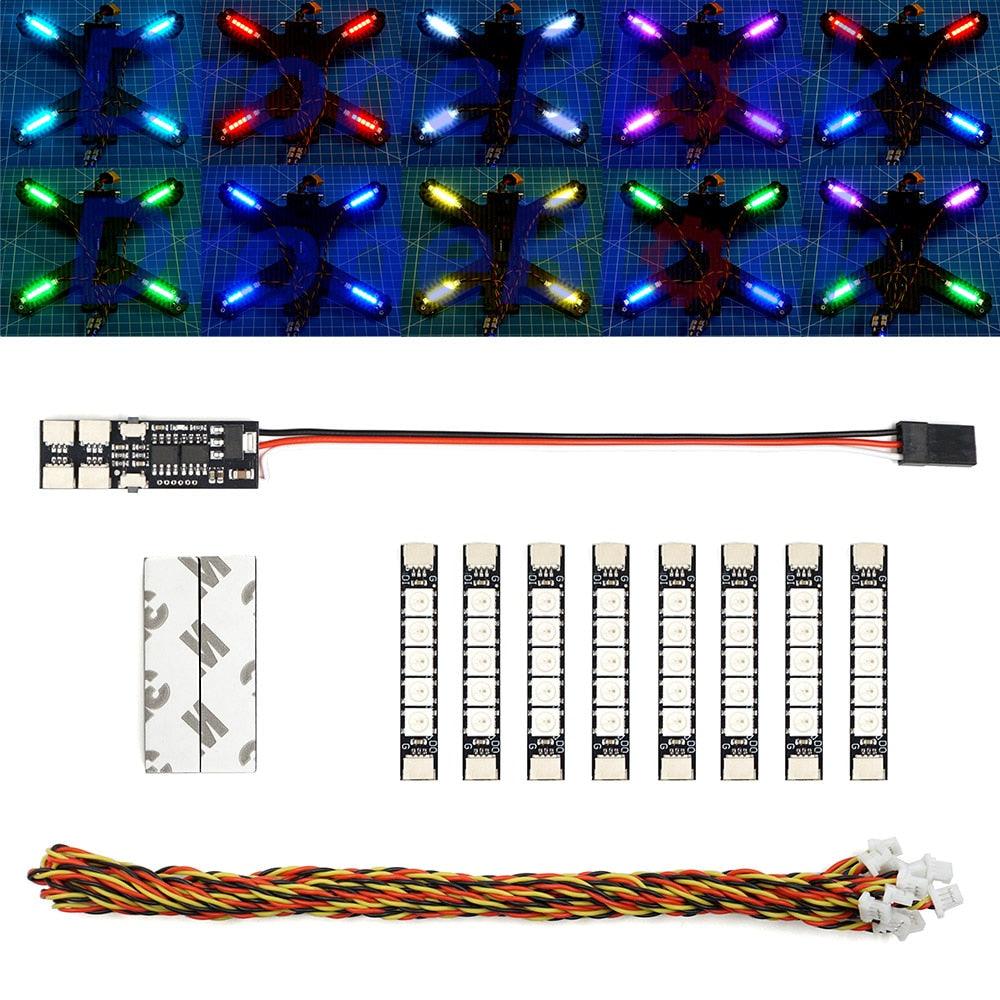 Super Bright RGB LED Lights for FPV Drone Quadcopter Hexacopter Octacopter WS2812B 2 Super Bright RGB LED Lights for FPV Drone Quadcopter Hexacopter Octacopter WS2812B — изображение 2