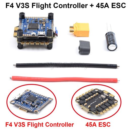 F4 PRO V2 FC / F4 V3S Plus Flight Controller + 30A 4in1 ESC / 45A / 35A BLheli_S 4 In 1 ESC / XF5804 PRO For RC FPV Racer Drone - صورة F4 PRO V2 FC / F4 V3S Plus Flight Controller + 30A 4in1 ESC / 45A / 35A BLheli_S 4 In 1 ESC / XF5804 PRO For RC FPV Racer Drone - صورة 8