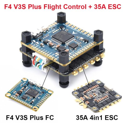 F4 PRO V2 FC / F4 V3S Plus Flight Controller + 30A 4in1 ESC / 45A / 35A BLheli_S 4 In 1 ESC / XF5804 PRO For RC FPV Racer Drone - صورة F4 PRO V2 FC / F4 V3S Plus Flight Controller + 30A 4in1 ESC / 45A / 35A BLheli_S 4 In 1 ESC / XF5804 PRO For RC FPV Racer Drone - صورة 6