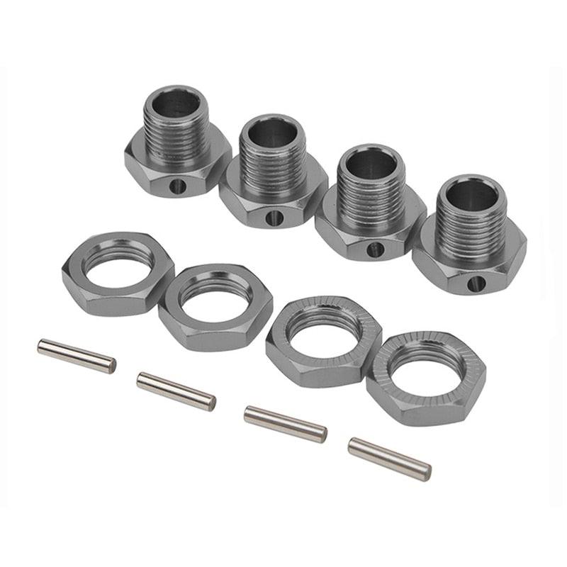 4PCS/lot RC Wheel Hex Driver 17MM Aluminum Alloy Wheel Hex Coupler Spare Accessory Parts Kit for HSP 1/8 RC Crawler Car 1 4PCS/lot RC Wheel Hex Driver 17MM Aluminum Alloy Wheel Hex Coupler Spare Accessory Parts Kit for HSP 1/8 RC Crawler Car