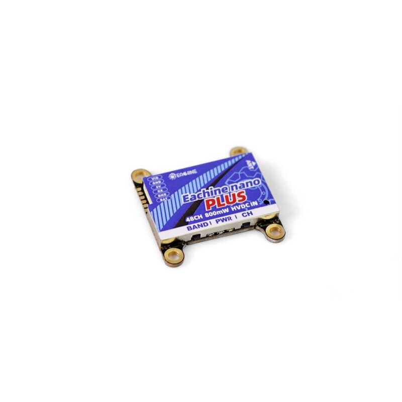 Eachine Nano Plus FPV VTX Video Transmitter - 5.8GHz 48CH 800mW Transmitter for RC Racing Drone Plane FPV Drone DIY Kit Accessories Support Microphone 6-36V FPV Goggle — изображение 4