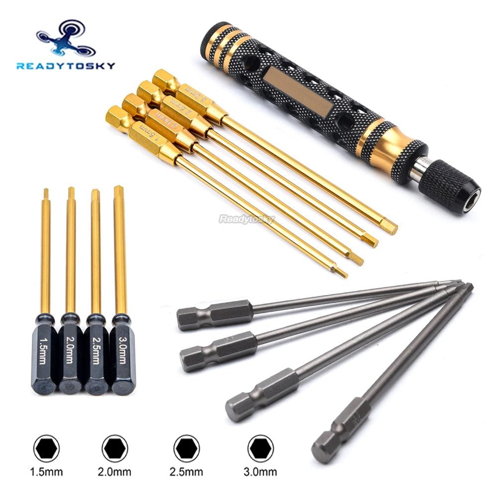Tools for RC Drone/Helicopter/FPV - Durable Alloy Steel Metal 1.5 2.0 2.5 3.0mm Hexagonal Wrenches Hex Phillips Nut Slotted Screwdrivers 22 Tools for RC Drone/Helicopter/FPV - Durable Alloy Steel Metal 1.5 2.0 2.5 3.0mm Hexagonal Wrenches Hex Phillips Nut Slotted Screwdrivers — изображение 22