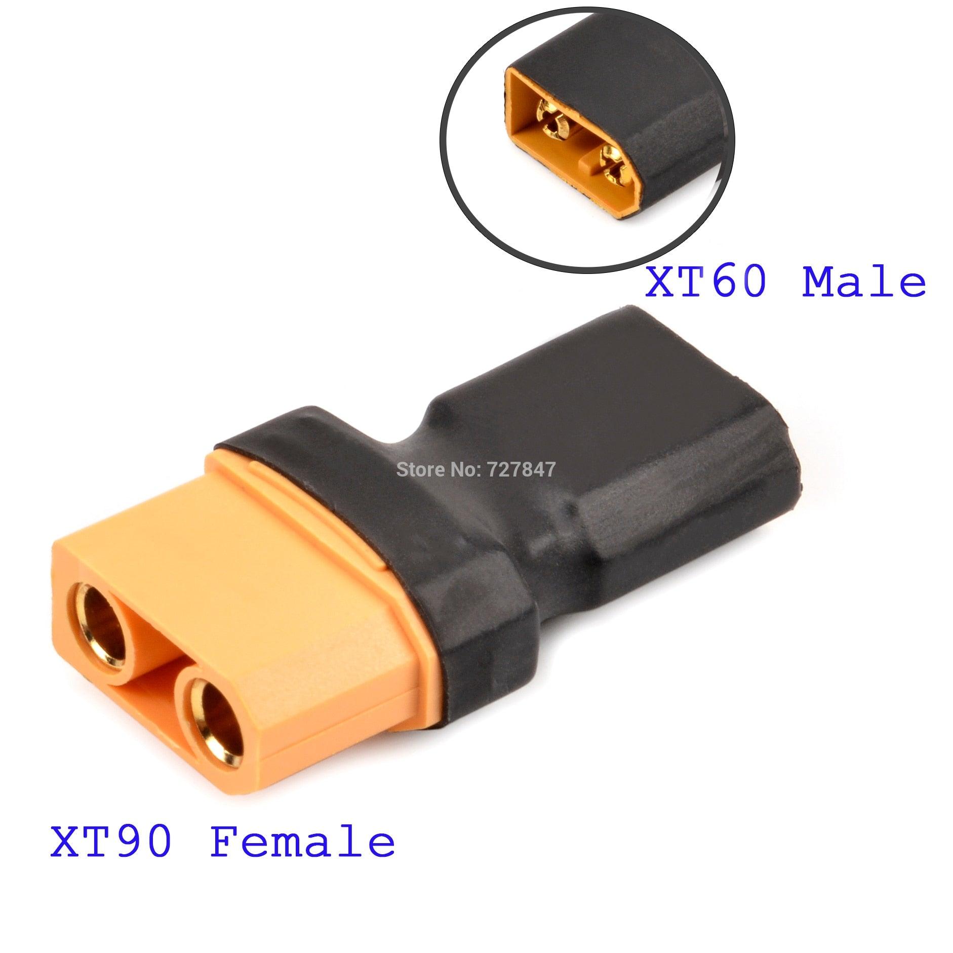Adapter XT30 XT60 XT90 TRX T Plug Deans EC5 EC3  Female to Male HXT 4MM Connectors Plug RC Lipo Battery Control Parts DIY FPV Drone Accessories — изображение 17