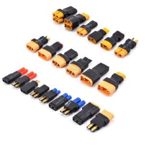 Adapter XT30 XT60 XT90 TRX T Plug Deans EC5 EC3 Female to Male HXT 4MM Connectors Plug RC Lipo Battery Control Parts DIY FPV Drone Accessories
