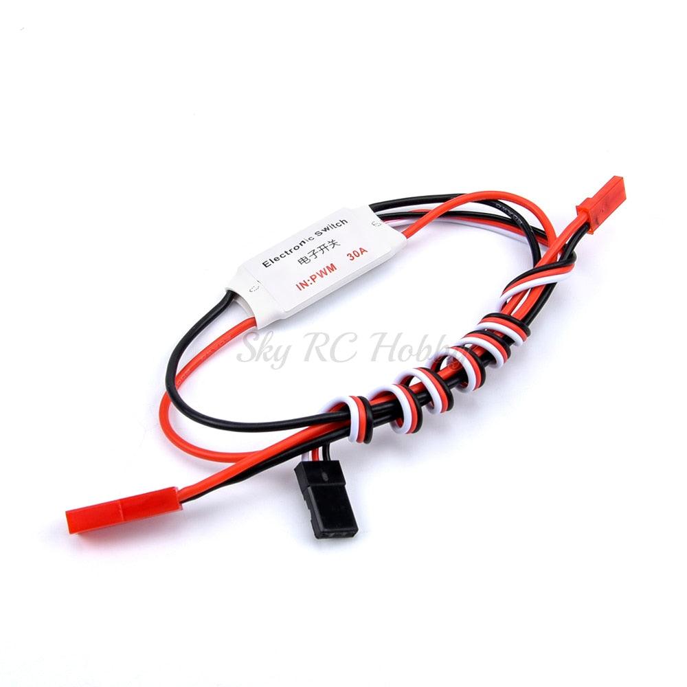 Led Light Controller Engine Switch Interruptor - 5A 8A 10A 30A 1-6s Electronic Switch PWM 3.7-27V Input for RC FPV Drone Models Airplane - Image 3
