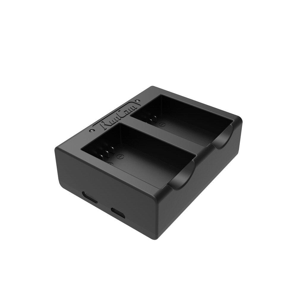 RUNCAM DUAL Battery CHARGER - for RunCam2/RunCam2 4k/Scopecamlite/Scopecam 4k Battery RunCam Airsoft FPV Drone Battery Charger 2 RUNCAM DUAL Battery CHARGER - for RunCam2/RunCam2 4k/Scopecamlite/Scopecam 4k Battery RunCam Airsoft FPV Drone Battery Charger - صورة RUNCAM DUAL Battery CHARGER - for RunCam2/RunCam2 4k/Scopecamlite/Scopecam 4k Battery RunCam Airsoft FPV Drone Battery Charger - صورة 2