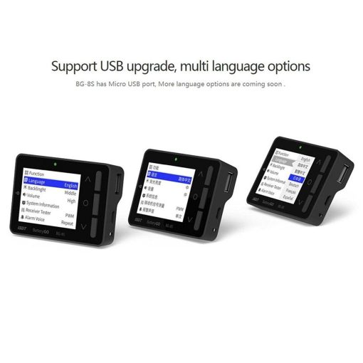 ISDT BG-8S - Smart Battery Checker With Color Display or Checker Balancer Receiver Signal Tester Quick Drone Charger 4 ISDT BG-8S - Smart Battery Checker With Color Display or Checker Balancer Receiver Signal Tester Quick Drone Charger - صورة ISDT BG-8S - Smart Battery Checker With Color Display or Checker Balancer Receiver Signal Tester Quick Drone Charger - صورة 4