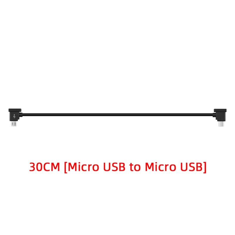 OTG Data Cable for DJI Mavic 2/Mini/SE/Pro/Air/Spark Drone Remote Control to Phone Tablet Micro USB Type-C IOS Connector Line 13 OTG Data Cable for DJI Mavic 2/Mini/SE/Pro/Air/Spark Drone Remote Control to Phone Tablet Micro USB Type-C IOS Connector Line - Image 13