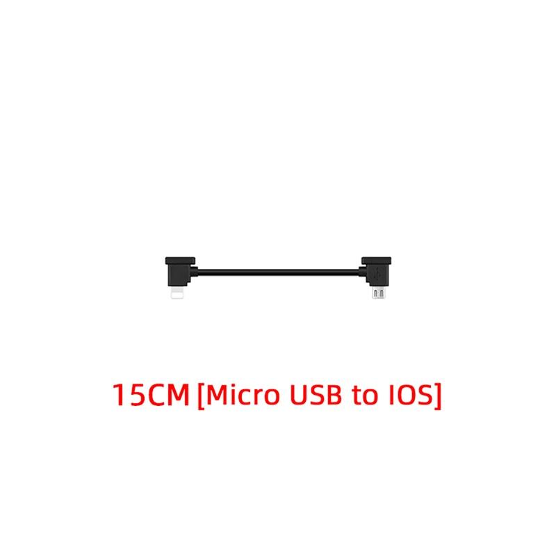 OTG Data Cable for DJI Mavic 2/Mini/SE/Pro/Air/Spark Drone Remote Control to Phone Tablet Micro USB Type-C IOS Connector Line 10 OTG Data Cable for DJI Mavic 2/Mini/SE/Pro/Air/Spark Drone Remote Control to Phone Tablet Micro USB Type-C IOS Connector Line - Image 10