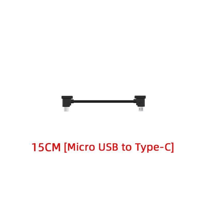 OTG Data Cable for DJI Mavic 2/Mini/SE/Pro/Air/Spark Drone Remote Control to Phone Tablet Micro USB Type-C IOS Connector Line 6 OTG Data Cable for DJI Mavic 2/Mini/SE/Pro/Air/Spark Drone Remote Control to Phone Tablet Micro USB Type-C IOS Connector Line - Image 6
