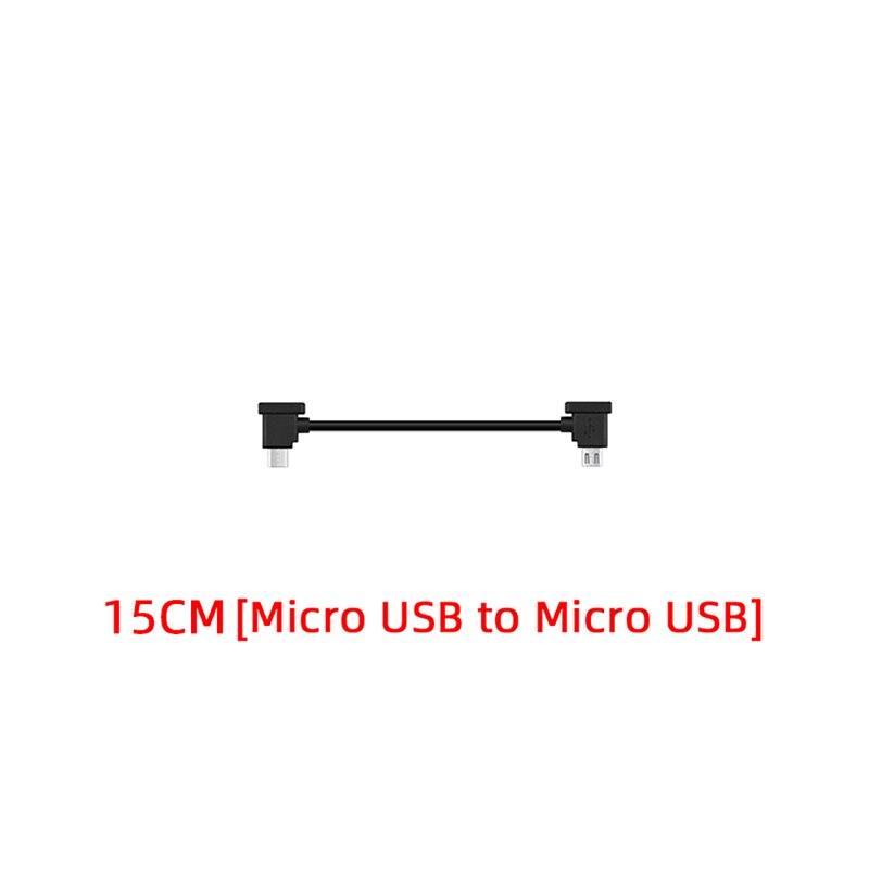OTG Data Cable for DJI Mavic 2/Mini/SE/Pro/Air/Spark Drone Remote Control to Phone Tablet Micro USB Type-C IOS Connector Line 5 OTG Data Cable for DJI Mavic 2/Mini/SE/Pro/Air/Spark Drone Remote Control to Phone Tablet Micro USB Type-C IOS Connector Line - Image 5