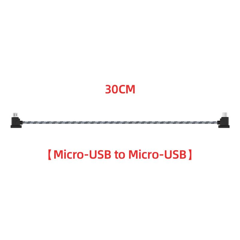 OTG Data Cable for DJI Mavic 2/Mini/SE/Pro/Air/Spark Drone Remote Control to Phone Tablet Micro USB Type-C IOS Connector Line 4 OTG Data Cable for DJI Mavic 2/Mini/SE/Pro/Air/Spark Drone Remote Control to Phone Tablet Micro USB Type-C IOS Connector Line - Image 4