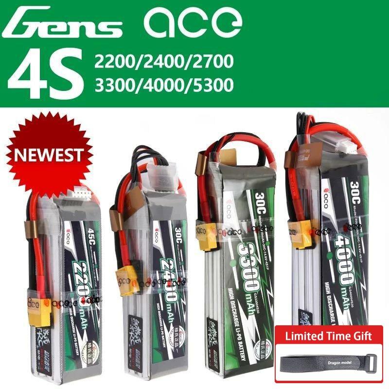 Gens ACE Lipo Battery 4S 14.8V 2200mAh 2600mAh 3300mAh with T/XT60 Plug for Aircraft FPV Frame Racing Drone 2 Gens ACE Lipo Battery 4S 14.8V 2200mAh 2600mAh 3300mAh with T/XT60 Plug for Aircraft FPV Frame Racing Drone — изображение 2