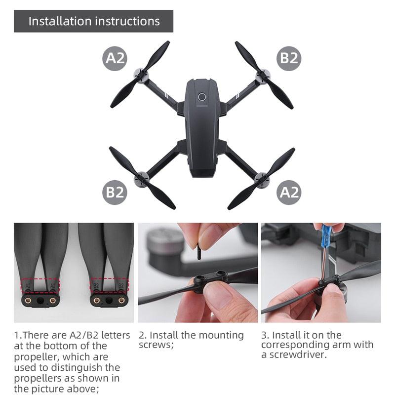 Propeller for Holy Stone HS720/720E Folding Props Blades Spare Parts Replacement Accessory CW CCW Quick Release Wing 6 Propeller for Holy Stone HS720/720E Folding Props Blades Spare Parts Replacement Accessory CW CCW Quick Release Wing - صورة Propeller for Holy Stone HS720/720E Folding Props Blades Spare Parts Replacement Accessory CW CCW Quick Release Wing - صورة 6