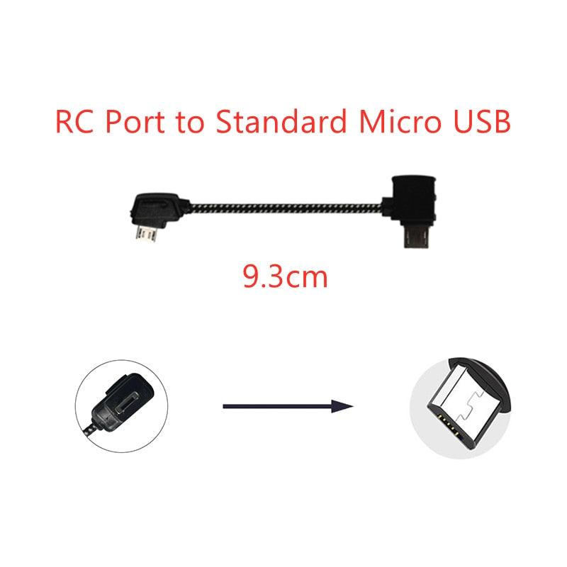 Data Cable for DJI Mavic Pro/Mini/SE/Air/2 Pro Zoom/Spark Drone Remote Controller Tablet Phone Type-C Micro-USB IOS Cable 11 Data Cable for DJI Mavic Pro/Mini/SE/Air/2 Pro Zoom/Spark Drone Remote Controller Tablet Phone Type-C Micro-USB IOS Cable - Image 11