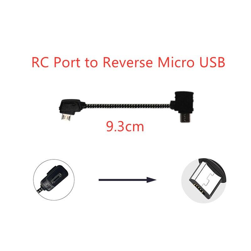 Data Cable for DJI Mavic Pro/Mini/SE/Air/2 Pro Zoom/Spark Drone Remote Controller Tablet Phone Type-C Micro-USB IOS Cable 9 Data Cable for DJI Mavic Pro/Mini/SE/Air/2 Pro Zoom/Spark Drone Remote Controller Tablet Phone Type-C Micro-USB IOS Cable - Image 9