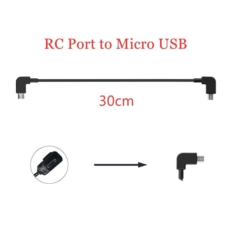Data Cable for DJI Mavic Pro/Mini/SE/Air/2 Pro Zoom/Spark Drone Remote Controller Tablet Phone Type-C Micro-USB IOS Cable 7 Data Cable for DJI Mavic Pro/Mini/SE/Air/2 Pro Zoom/Spark Drone Remote Controller Tablet Phone Type-C Micro-USB IOS Cable - Image 7