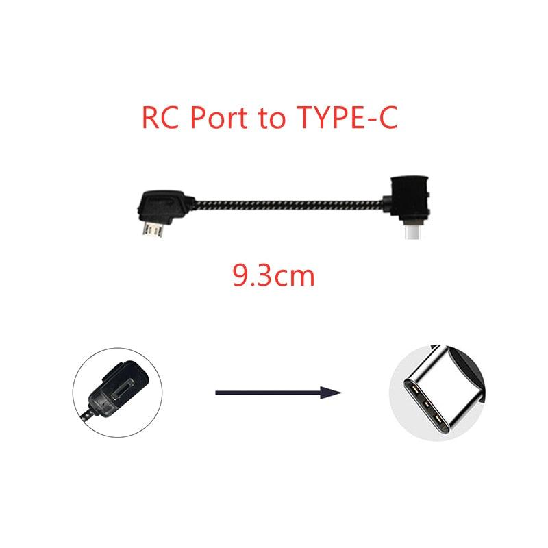 Data Cable for DJI Mavic Pro/Mini/SE/Air/2 Pro Zoom/Spark Drone Remote Controller Tablet Phone Type-C Micro-USB IOS Cable 4 Data Cable for DJI Mavic Pro/Mini/SE/Air/2 Pro Zoom/Spark Drone Remote Controller Tablet Phone Type-C Micro-USB IOS Cable - Image 4