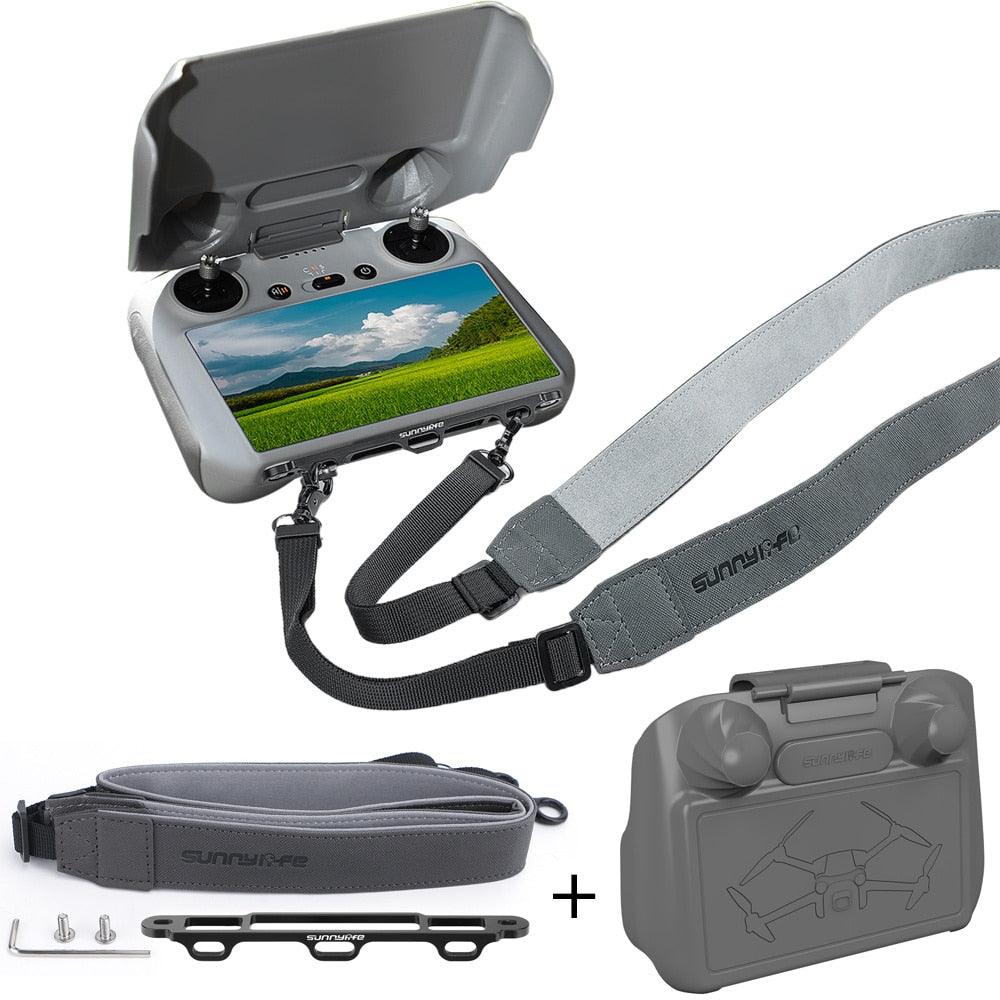 For DJI Mini 3 Pro Remote Control Sunhood 2in1 Controller Protector For DJI RC Hard Case Sun Hood Mini3 Accessories Cover Set 5 For DJI Mini 3 Pro Remote Control Sunhood 2in1 Controller Protector For DJI RC Hard Case Sun Hood Mini3 Accessories Cover Set - Image 5