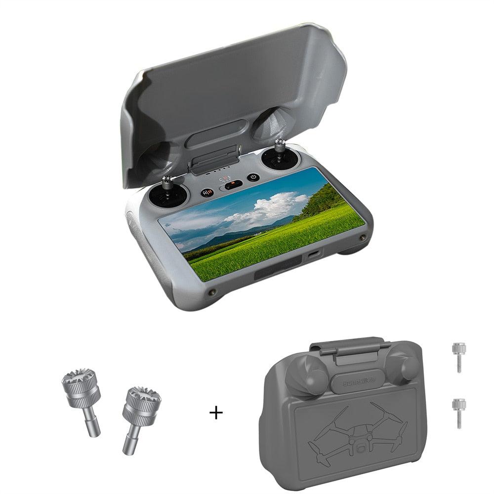 For DJI Mini 3 Pro Remote Control Sunhood 2in1 Controller Protector For DJI RC Hard Case Sun Hood Mini3 Accessories Cover Set 4 For DJI Mini 3 Pro Remote Control Sunhood 2in1 Controller Protector For DJI RC Hard Case Sun Hood Mini3 Accessories Cover Set - Image 4