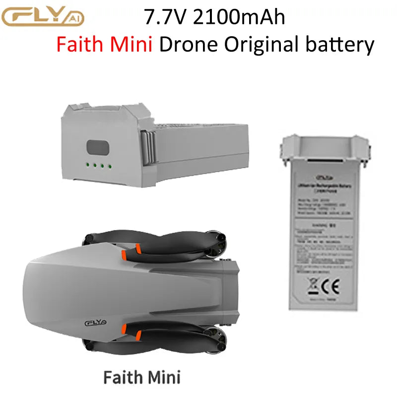 Original Cfly Faith Mini Drone Battery - 7.7V 2100mAh 2S LiPo Batteryfor FPV RC Quadcopter Spare Parts 3 Original Cfly Faith Mini Drone Battery - 7.7V 2100mAh 2S LiPo Batteryfor FPV RC Quadcopter Spare Parts - صورة Original Cfly Faith Mini Drone Battery - 7.7V 2100mAh 2S LiPo Batteryfor FPV RC Quadcopter Spare Parts - صورة 3