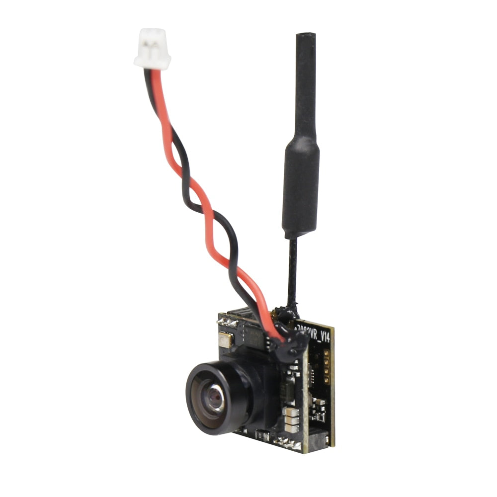EWRF 800TVL Micro Camera with OSD - 5.8G 48CH 200mW FOV170 CMOS AIO FPV Camera for Radiolink F121 Mini Racing Drone Quadcopter