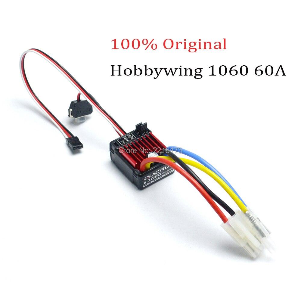 Original HobbyWing QuicRun 1060 60A Brushed Electronic Speed Controller ESC For 1:10 RC Car Waterproof For RC Car 7 Original HobbyWing QuicRun 1060 60A Brushed Electronic Speed Controller ESC For 1:10 RC Car Waterproof For RC Car - صورة Original HobbyWing QuicRun 1060 60A Brushed Electronic Speed Controller ESC For 1:10 RC Car Waterproof For RC Car - صورة 7