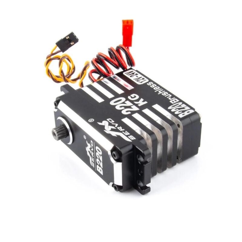 JX B220 220KG 12-24V High Torque Servo for 1/5 RC Car Steering Gear Robotic Helicopter Industry Brushless Servo For Rc Drone 4 JX B220 220KG 12-24V High Torque Servo for 1/5 RC Car Steering Gear Robotic Helicopter Industry Brushless Servo For Rc Drone - صورة JX B220 220KG 12-24V High Torque Servo for 1/5 RC Car Steering Gear Robotic Helicopter Industry Brushless Servo For Rc Drone - صورة 4