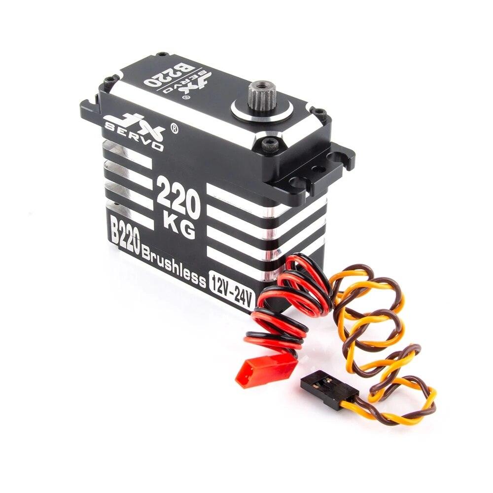 JX B220 220KG 12-24V High Torque Servo for 1/5 RC Car Steering Gear Robotic Helicopter Industry Brushless Servo For Rc Drone 3 JX B220 220KG 12-24V High Torque Servo for 1/5 RC Car Steering Gear Robotic Helicopter Industry Brushless Servo For Rc Drone — изображение 3