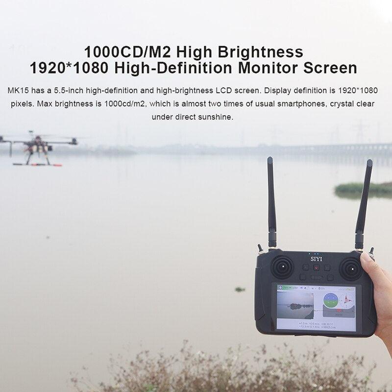SIYI MK15 Mini HD Handheld Smart Controller Remote Control 15KM 1080P Low-Latency Radio System Transmitter Agriculture FPV 9 SIYI MK15 Mini HD Handheld Smart Controller Remote Control 15KM 1080P Low-Latency Radio System Transmitter Agriculture FPV — изображение 9