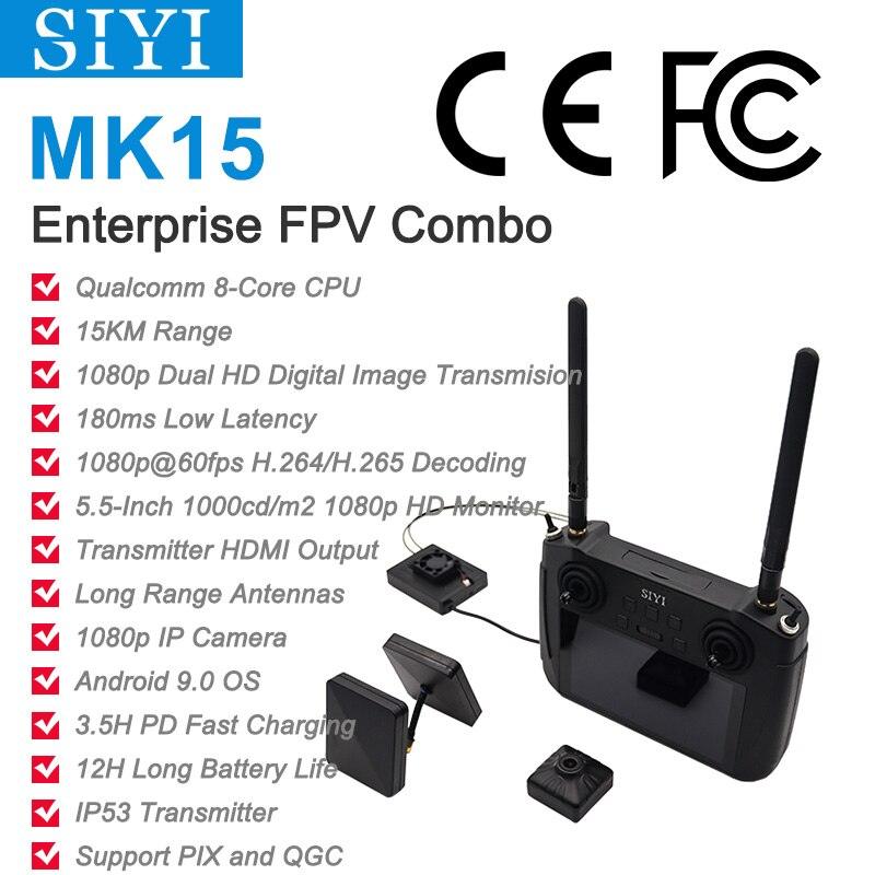 SIYI MK15 Mini HD Handheld Smart Controller Remote Control 15KM 1080P Low-Latency Radio System Transmitter Agriculture FPV 5 SIYI MK15 Mini HD Handheld Smart Controller Remote Control 15KM 1080P Low-Latency Radio System Transmitter Agriculture FPV — изображение 5