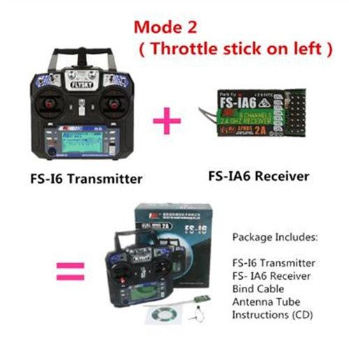 Flysky FS-i6 FS I6 2.4G 6ch RC Transmitter Controller FS-iA6 Receiver For RC Helicopter Plane Quadcopter Glider 4 Flysky FS-i6 FS I6 2.4G 6ch RC Transmitter Controller FS-iA6 Receiver For RC Helicopter Plane Quadcopter Glider — изображение 4