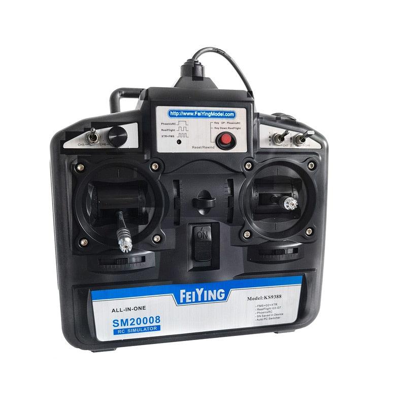 SM20008 6CH / 8CH RC Flight Simulator Support Real G8 G9 XTR Remote Control Helicopter Fixed-wing Drone KS9388 — изображение 6