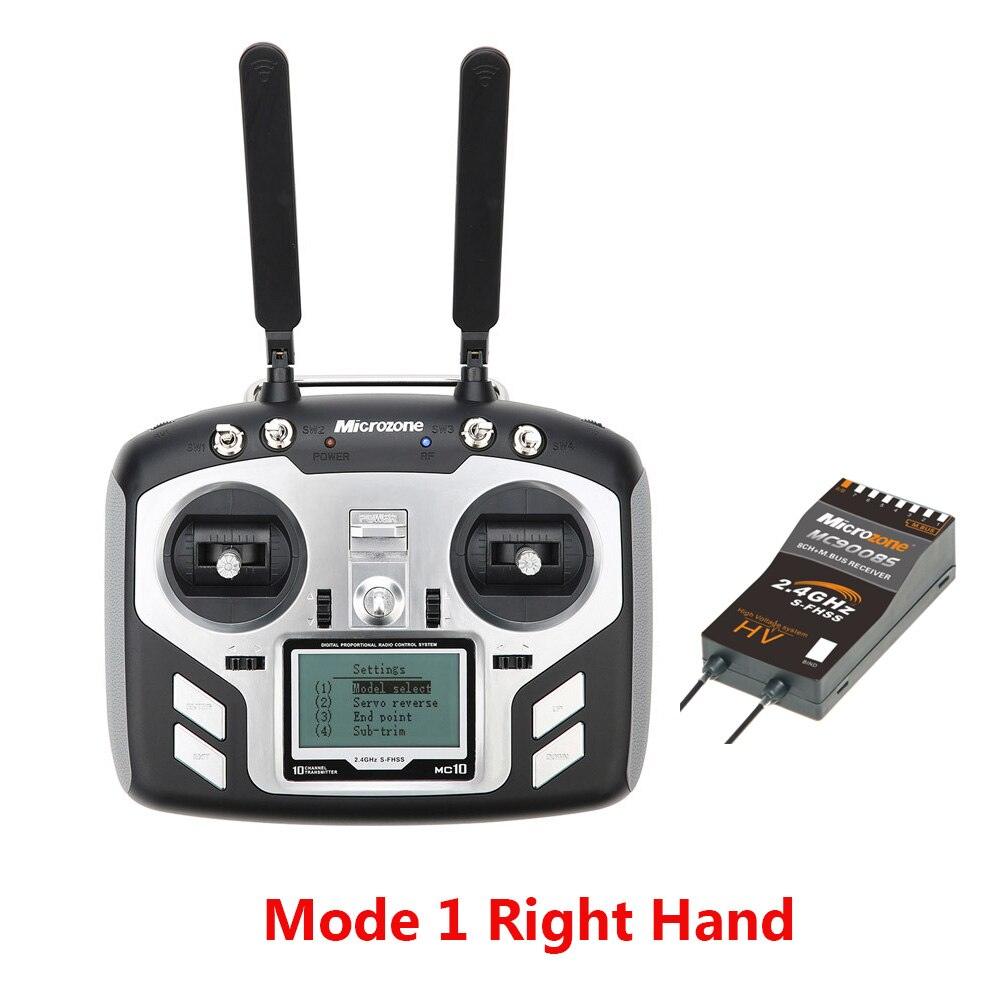 Microzone MC10 - 10CH 2.4GHz FHSS RC Transmitter With MC9008S Receiver PCM2048 PWM /M.bus for RC FPV Racing Drone Airplane 3 Microzone MC10 - 10CH 2.4GHz FHSS RC Transmitter With MC9008S Receiver PCM2048 PWM /M.bus for RC FPV Racing Drone Airplane — изображение 3