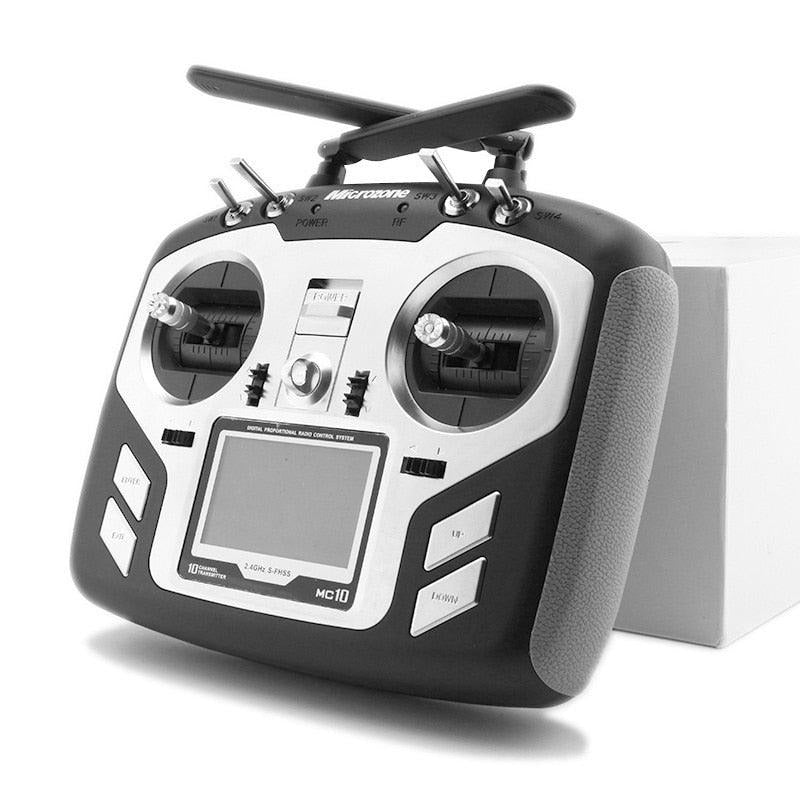 Microzone MC10 - 10CH 2.4GHz FHSS RC Transmitter With MC9008S Receiver PCM2048 PWM /M.bus for RC FPV Racing Drone Airplane 1 Microzone MC10 - 10CH 2.4GHz FHSS RC Transmitter With MC9008S Receiver PCM2048 PWM /M.bus for RC FPV Racing Drone Airplane