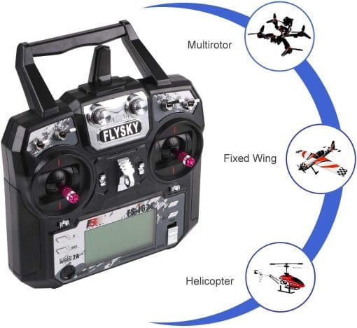 Flysky FS-i6X 10CH Radio Transmitter + Flysky ia10B Receiver 2.4GHz, AFHDS 2A for FPV Racing RC Drone Quadcopter - Image 3
