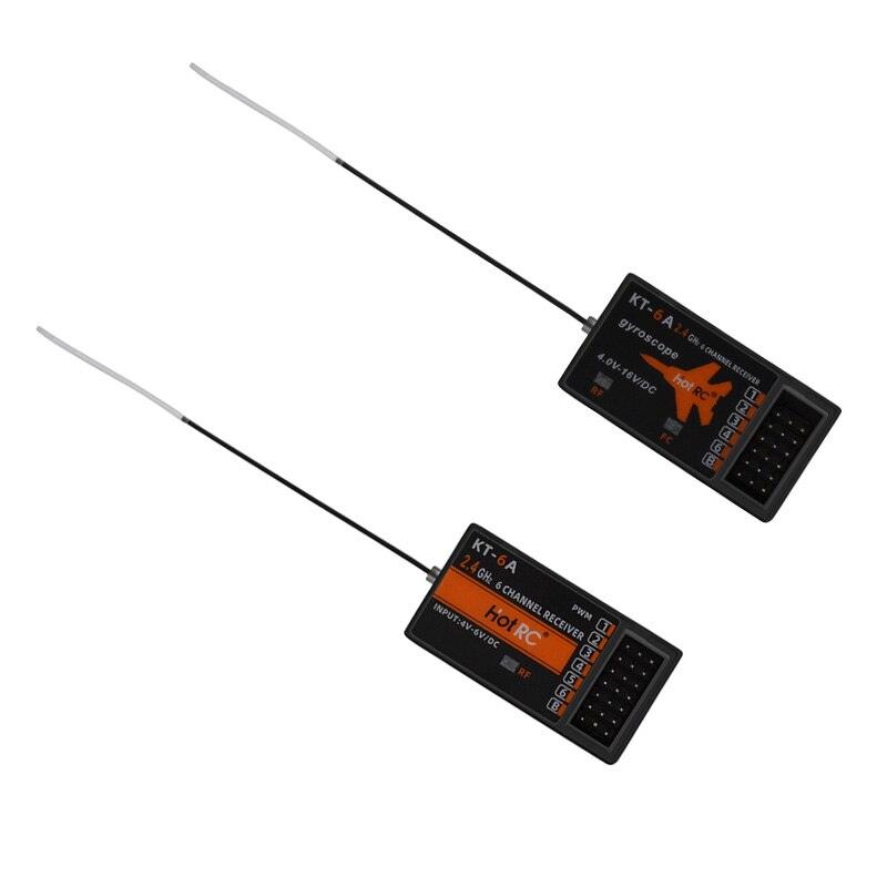 Hotrc KT-6A 2.4G 6CH RC Transmitter FHSS & 6CH Receiver With Box For Rc Airplane DIY KT Board Machine FPV Drone — изображение 14