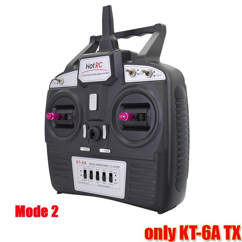 Hotrc KT-6A 2.4G 6CH RC Transmitter FHSS & 6CH Receiver With Box For Rc Airplane DIY KT Board Machine FPV Drone — изображение 6