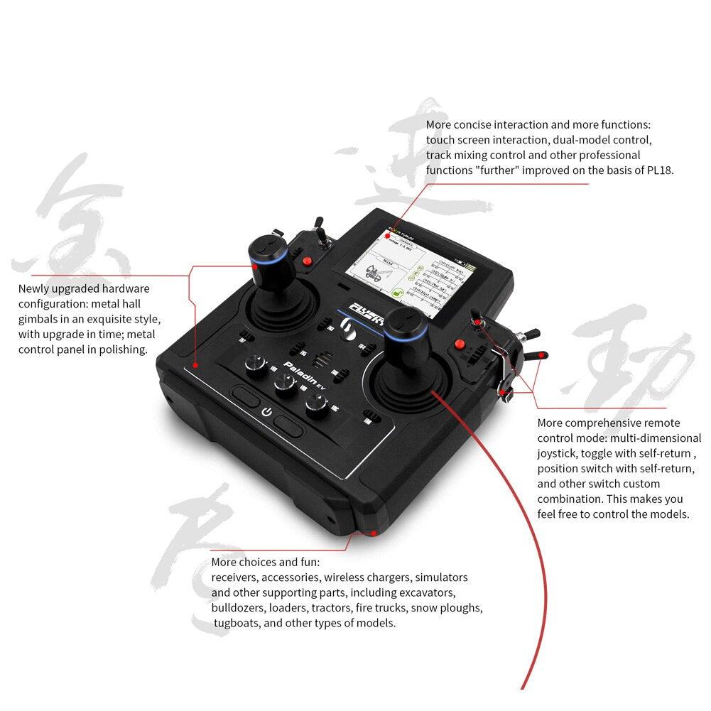 Flysky 2.4G 18CH PL18EV Transmitter Radio System w/ FGR12B FGR8B Receiver 3.5Inch TFT Touch Screen For RC Boat Car Tank Model 8 Flysky 2.4G 18CH PL18EV Transmitter Radio System w/ FGR12B FGR8B Receiver 3.5Inch TFT Touch Screen For RC Boat Car Tank Model - Image 8