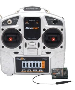 MicroZone MC6C V2 - 2.4G 6CH controller transmitter receiver radio system for RC airplane drone multirotor helicopter car boat