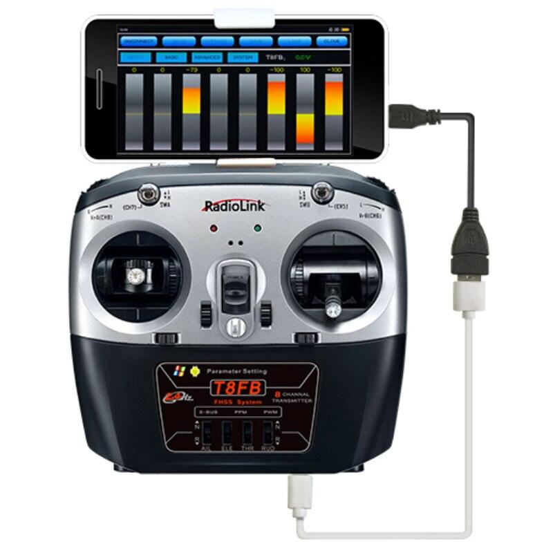 Radiolink T8FB 8CH RC Transmitter and Receiver R8EF 2.4GHz Radio Controller SBUS/PPM/PWM for Drone/Fixed Wing - Image 7