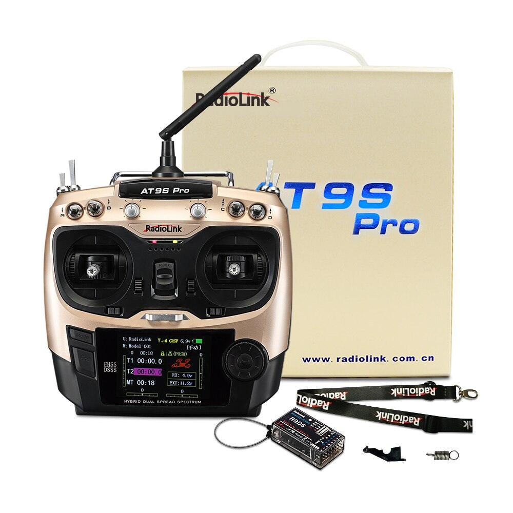 RadioLink AT9S PRO 2.4G 12CH DSSS FHSS Transmitter with R9DS Receiver 3S 2200mah 8C Battery for RC Airplane Helicopter FPV Drone — изображение 3
