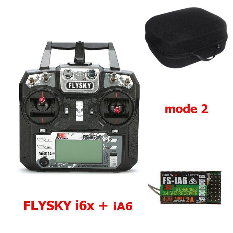 FLYSKY FS-i6X I6X AFHDS 2A RC Transmitter with X6B IA IA6B IA10B Receiver 10CH 2.4GHz for Aairplane Helicopter FPV Racing Drones 5 FLYSKY FS-i6X I6X AFHDS 2A RC Transmitter with X6B IA IA6B IA10B Receiver 10CH 2.4GHz for Aairplane Helicopter FPV Racing Drones - Image 5