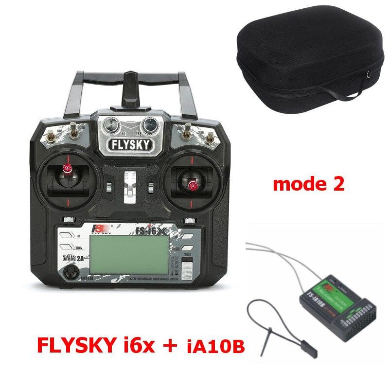 FLYSKY FS-i6X I6X AFHDS 2A RC Transmitter with X6B IA IA6B IA10B Receiver 10CH 2.4GHz for Aairplane Helicopter FPV Racing Drones 3 FLYSKY FS-i6X I6X AFHDS 2A RC Transmitter with X6B IA IA6B IA10B Receiver 10CH 2.4GHz for Aairplane Helicopter FPV Racing Drones - Image 3