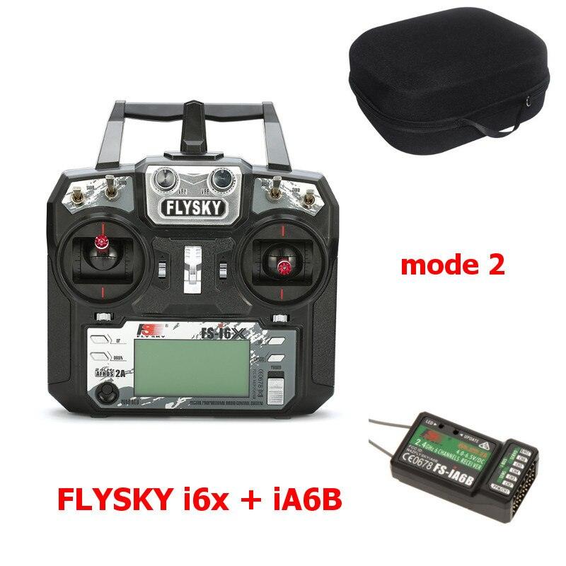 FLYSKY FS-i6X I6X AFHDS 2A RC Transmitter with X6B IA IA6B IA10B Receiver 10CH 2.4GHz for Aairplane Helicopter FPV Racing Drones 4 FLYSKY FS-i6X I6X AFHDS 2A RC Transmitter with X6B IA IA6B IA10B Receiver 10CH 2.4GHz for Aairplane Helicopter FPV Racing Drones - Image 4