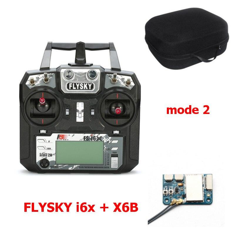 FLYSKY FS-i6X I6X AFHDS 2A RC Transmitter with X6B IA IA6B IA10B Receiver 10CH 2.4GHz for Aairplane Helicopter FPV Racing Drones 2 FLYSKY FS-i6X I6X AFHDS 2A RC Transmitter with X6B IA IA6B IA10B Receiver 10CH 2.4GHz for Aairplane Helicopter FPV Racing Drones - Image 2