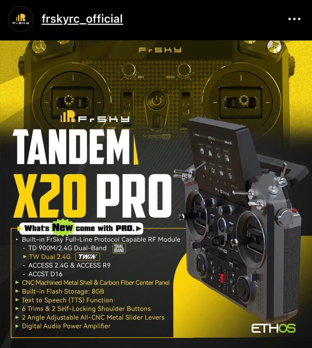 FrSky Tandem X20 Pro Combo - Transmitter with Unique Serial Number Badge — изображение 10